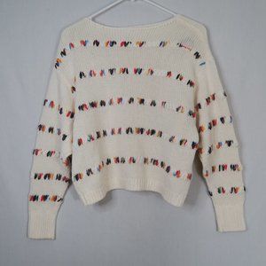 Lou & Grey LOFT Rainbow Stitch Sweater Rainbow Stitch - XS